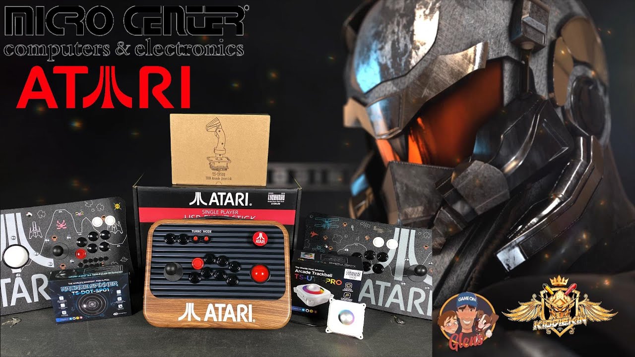 New Micro Center Atari Fight Stick | Arcade Gaming | GRS