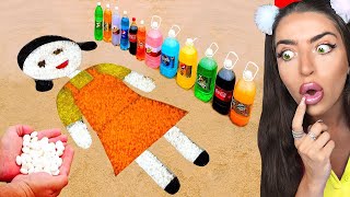 World's *LARGEST* Squid Game vs ORBEEZ vs SODA Challenge!