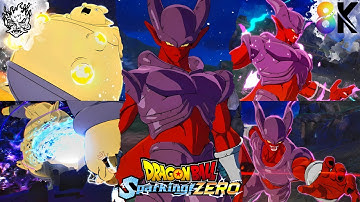 DRAGON BALL: Sparking! ZERO Janemba All Special Moves & Transformations #dragonballsparkingzero