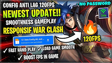 Updated! Config ML Anti Lag 120Fps Smooth Game + Ping Stable [ Patch All Star ] Mobile Legends