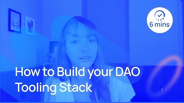 How to build your DAO tooling stack