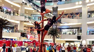 Unique and incredible pole mallakhamb performance by girls on Women’s day #girlpower