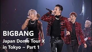 [Part 1_4] BIGBANG Japan Dome Tour X in Tokyo 2014_2015 eng sub