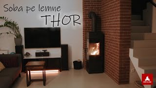 Soba pe lemne THOR - cel mai indragit model modern din catalogul PEFOC! 3 video