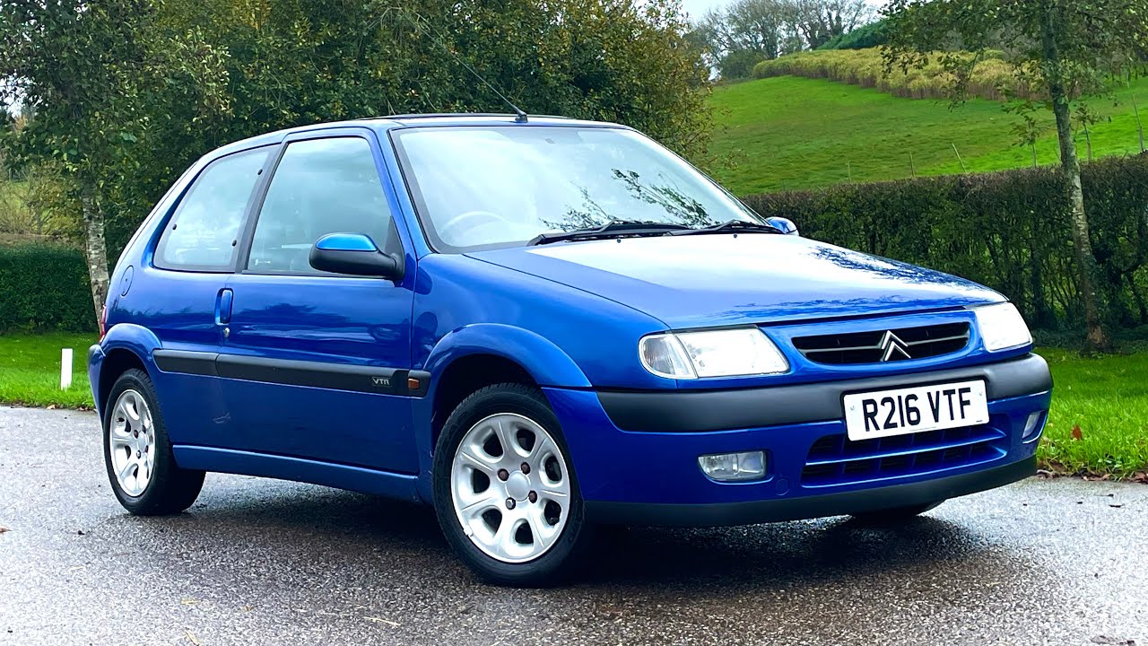 1998 Citroën Saxo 1.6 VTR in Posiden Blue Metallic 