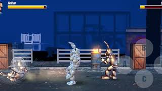 Street Night Battle Animatronic Fighter 2 / Level 1 screenshot 2