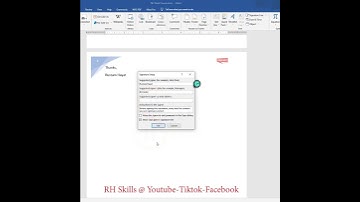 How to Insert Signature Line in MS Word Document | Ms Word Tutorial