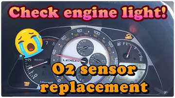 01-05 Lexus IS300 O2 (oxygen) sensor P0037 bank 1 Sensor 2 replacement