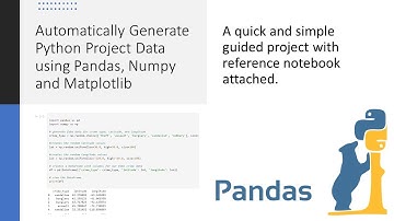Automatically Generate Python Project Data using Google Colab, Pandas, and Matplotlib - Quick Guide