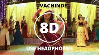 Vachinde 8d audio song|Fidaa|Varun Tej|Sai Pallavi