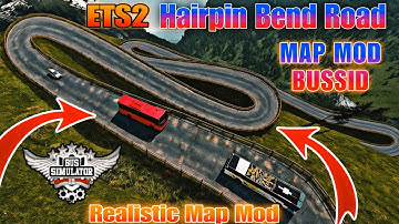 Ets2 Offroad Map Mod In Bus Simulator indonesia 😍  How To Add Offroad Map mod bussid 