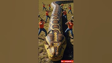 “Small Pythons Rescued from a Giant Python 🐍🔥 | Shocking Wildlife Save!#animals#wildlife#rescue