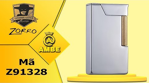 Bật lửa xăng đá Zorro Z570 nguyên khối chất lượng cao cấp đẹp sang trọng | Ambe.vn