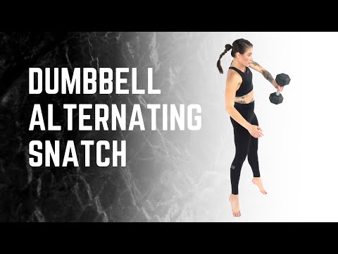 Dumbbell Alternating Snatch