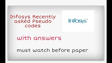 Infosys Recently Asked Pseudocodes | Short tricks discussed |Must Watch