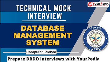 DBMS Mock Interview for DRDO | CSE | DRDO Interview Preparation | Prepare with YourPedia