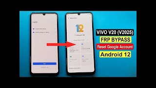 Vivo V20 (V2025) Android 11/12 Frp Bypass All Method Failed  NEW Method 100% Google Account Bypass