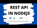 Build a rest api step by step  create read update delete with express postgresql and docker