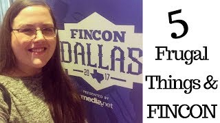 5 Frugal Things - on location at FINCON!