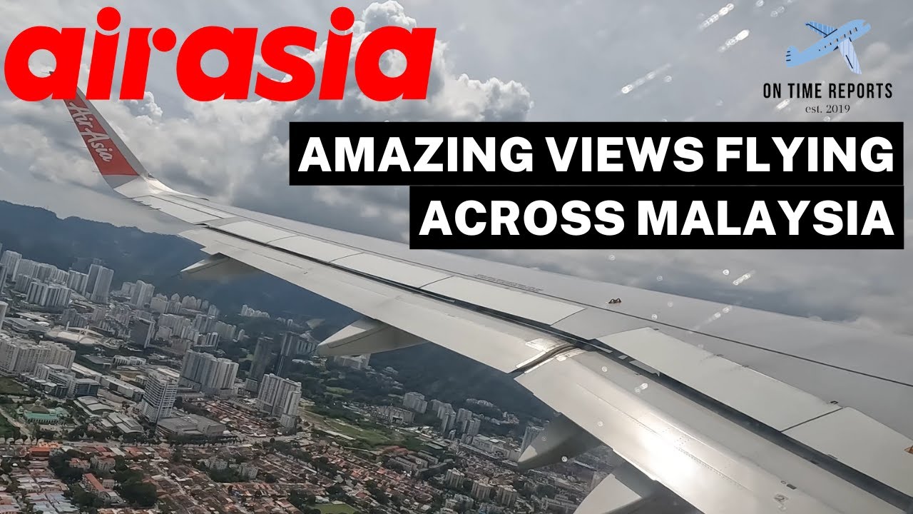 AirAsia Penang to Langkawi on Airbus A320 FULL FLIGHT