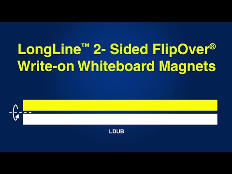longline™-2--sided-flipover®-write-on-whiteboard-magnets`