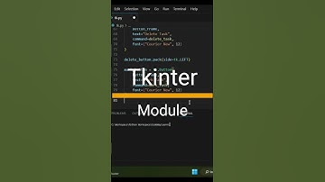 To-Do List application using Tkinter #python #tkinter #pythonprogramming #ytshorts #pythonfullcourse