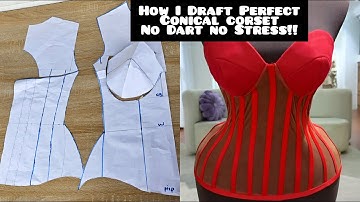 This Easy Dartless Corset Hack Will Improve Your Corset Making Skills In 7Days [No Dart No Stress]