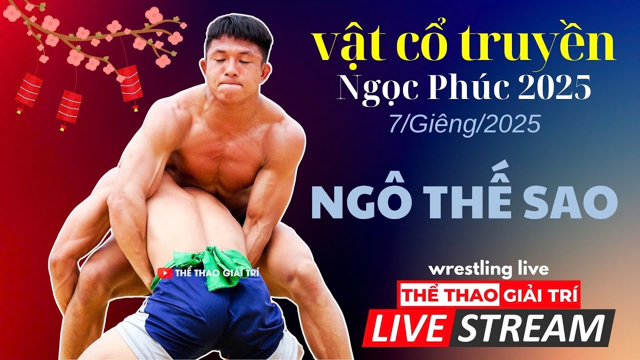 🔴🤼M7. TRỰC TIẾP HỘI VẬT CỔ TRUYỀN NGỌC PHÚC, QUỐC OAI 2025.