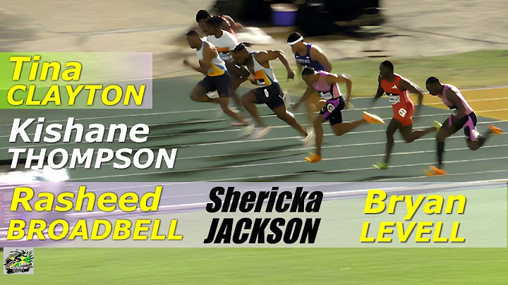 Wins For Bryan LEVELL, Tina CLAYTON, Kishane THOMPSON, Shericka JACKSON At Racers Grand Prix 2025