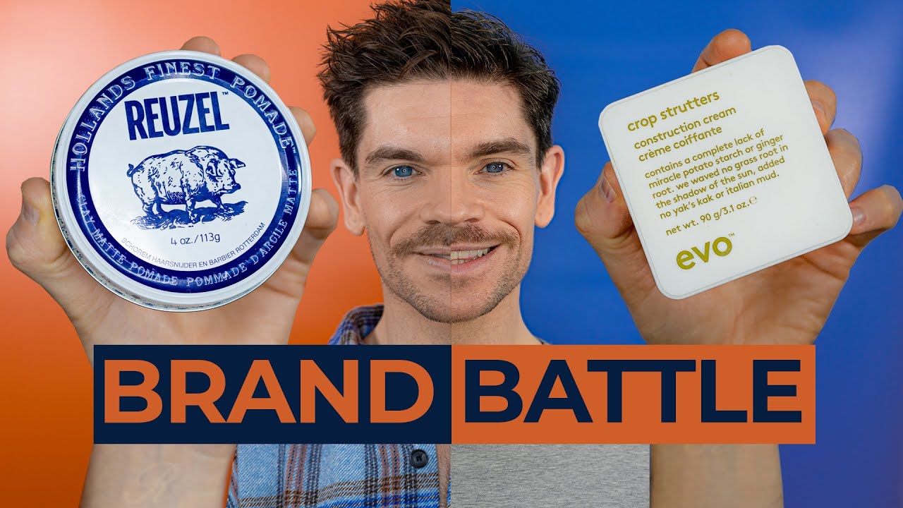 Reuzel Clay Matte Pomade vs. EVO Crop Strutters | Brand Battle