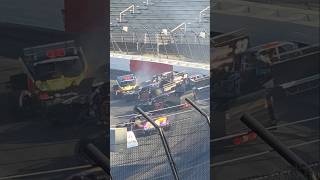 Blown Engine Pileup At North Wilkesboro Smart Tour Modified Race