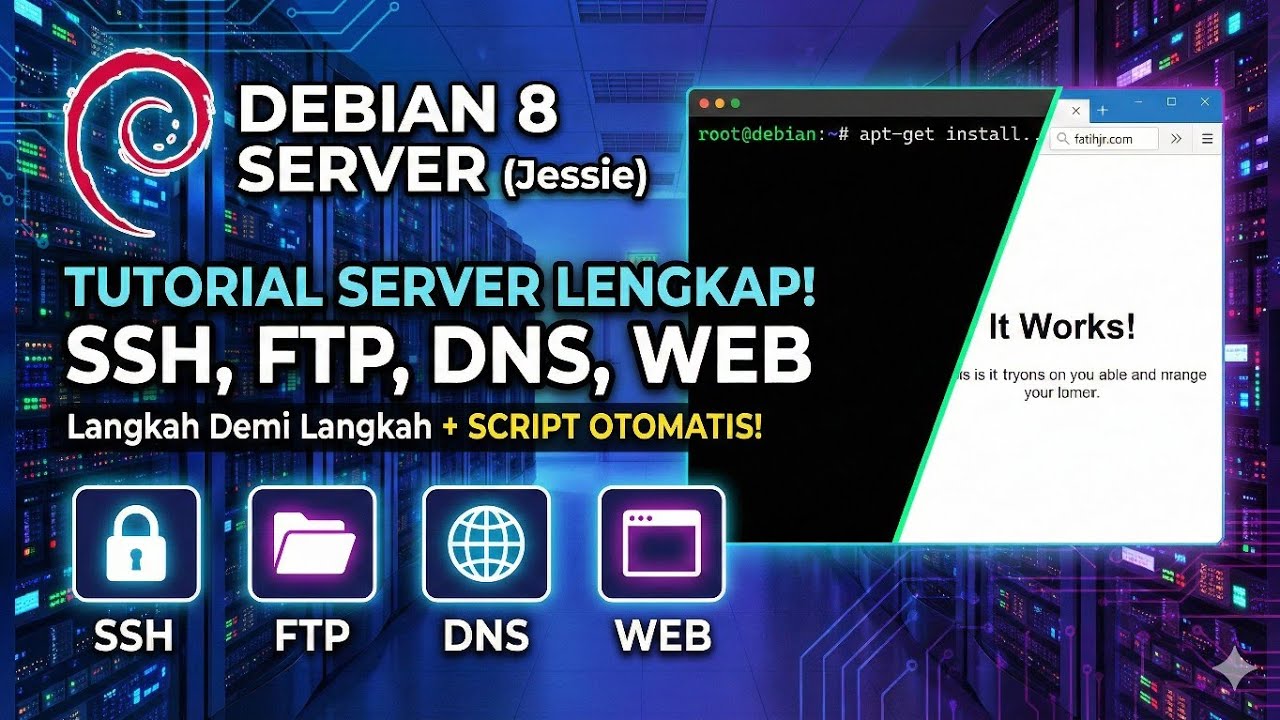 [ITTS] Setting SSH Server, FTP Server, DNS Server, WEB Server di Debian