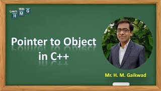 Pointer to Object in C++