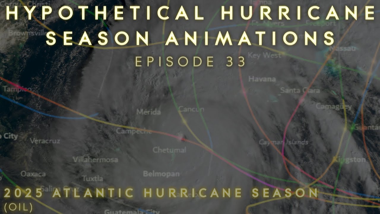 2025 Hypothetical Hurricane Season Animation (Oil) YouTube