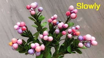 ABC TV | How To Make Flower Bouquet Accessories With Shape Punch #1(Slowly) - Craft Tutorial