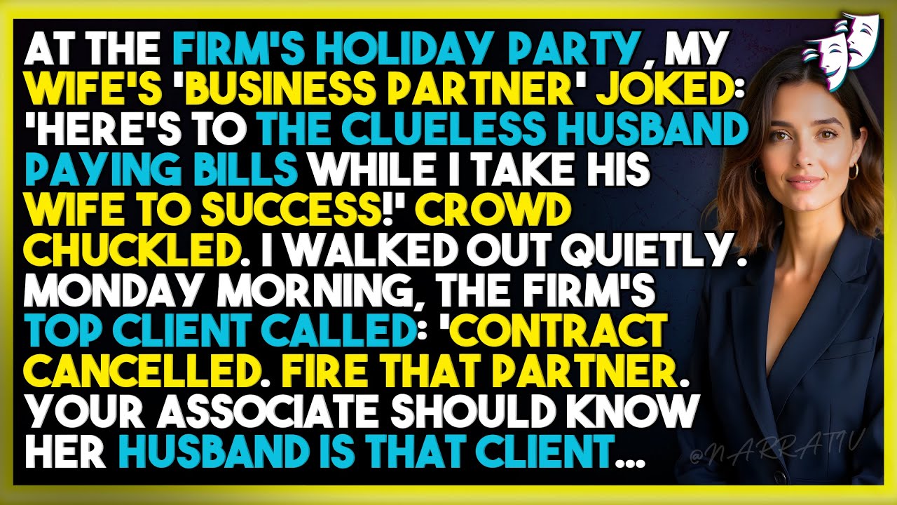 «Деловой партнер» жены унизил меня на вечеринке — звонок в понедельник оставил ЕГО в неведении...