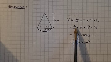 National 5 Applications - Volume | Cones