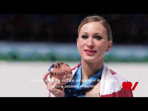 La médaillée olympique en patinage artistique Joannie Rochette nommée présidente d'honneur de Cœur + AVC Démarchage