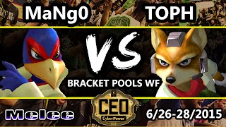 CEO 2015 - C9 MaNgo (Falco) Vs. MIOM | Toph (Fox) SSBM Bracket Pools WF - Smash Melee
