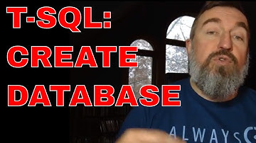 SQL Server Fundamentals #5: Creating a Database Using T-SQL