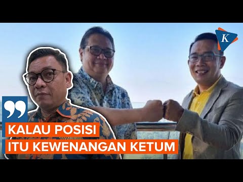 Respons Golkar Saat Ditanya Posisi Ridwan Kamil di Partai