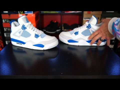 Air Jordan IV 4 Retro White Military Blue 2012