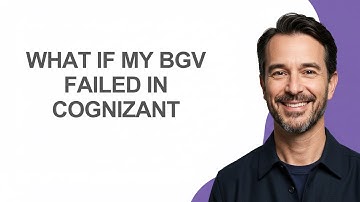 What If My Bgv Failed In Cognizant - KevinHowTo
