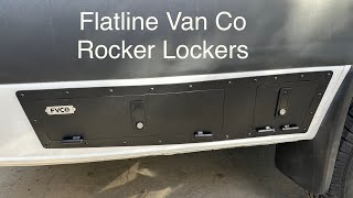 Flatline Van Co Rocker Lockers Install: Mercedes Sprinter Storage Upgrade Guide