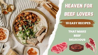 Beef Up Your Meals  5 Easy Beef Steak Recipes For Meat Lovers.....