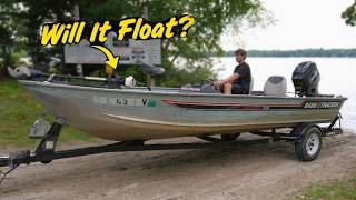 Abandoned Barn Find Fishing Boat First Ride. Will It Float