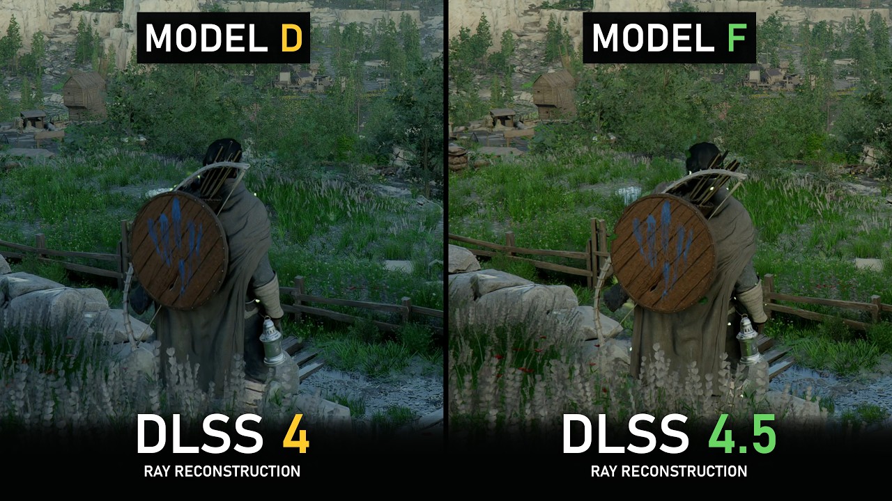 subject description - Perbandingan DLSS 4.5 vs DLSS 4 Ray Reconstruction