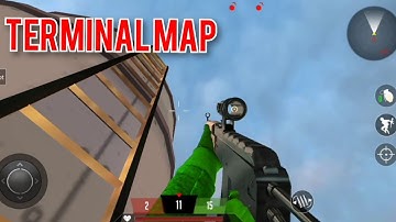 Commando Strike,Death Match Team Vs Team Terminal Map _ Android Gameplay