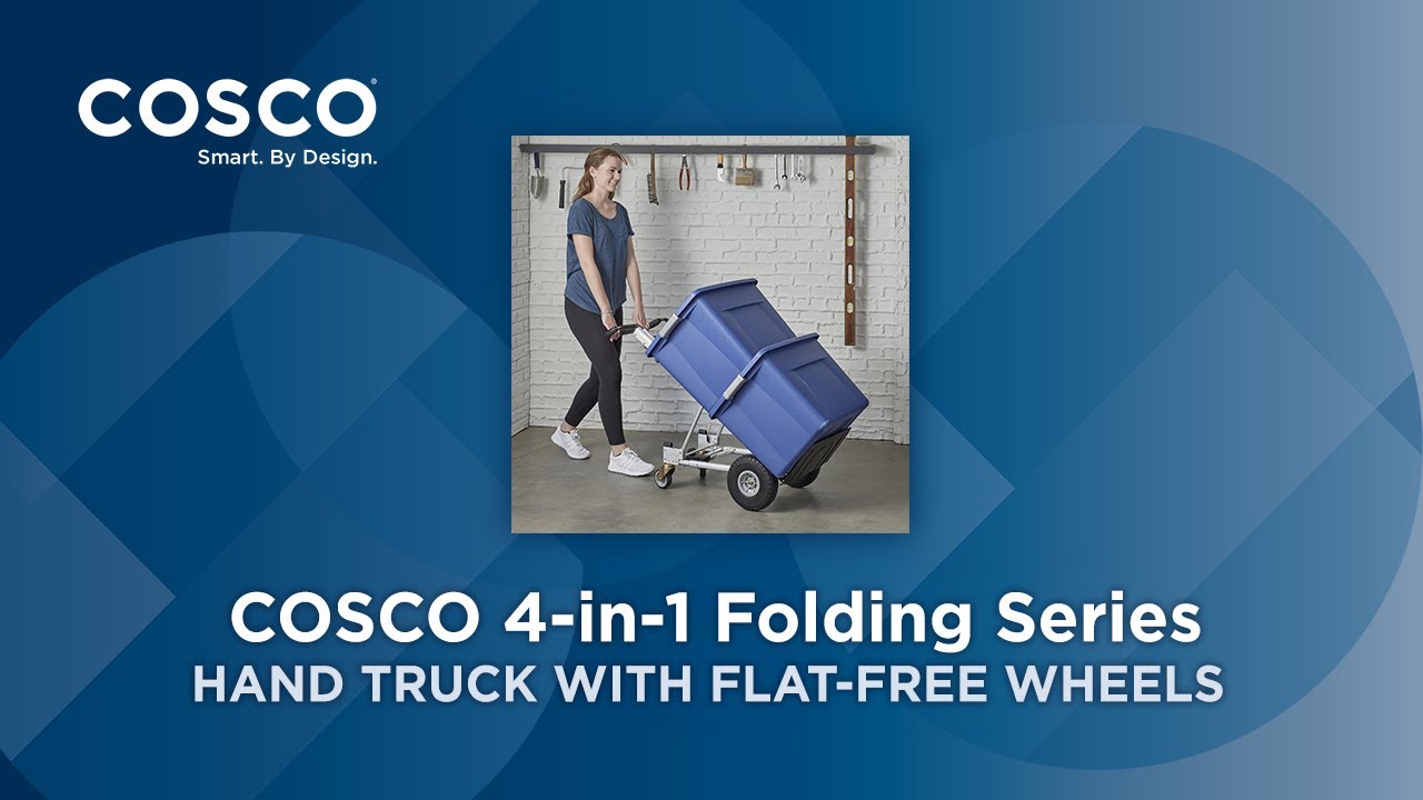 COSCO 4in1 Folding Series Hand Truck YouTube