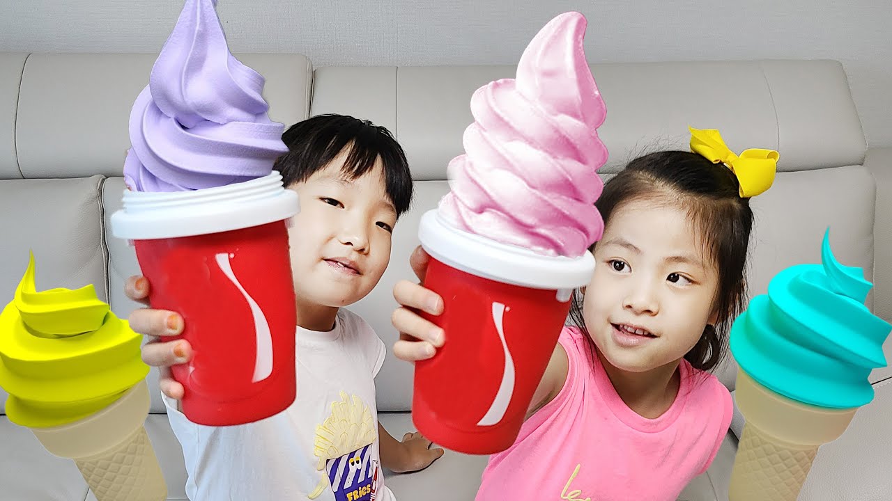 흔들면 아이스크림을 만들수 있어요 서은이의 아이스크림 메이커 Ice Cream Maker for Kids